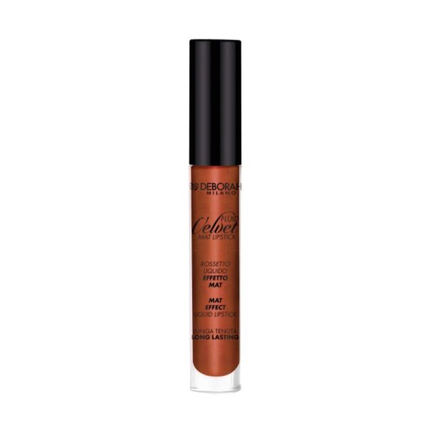 Deborah, Fluid Velvet, Matte, Liquid Lipstick, 53, Brown, 4.5 g - For Women