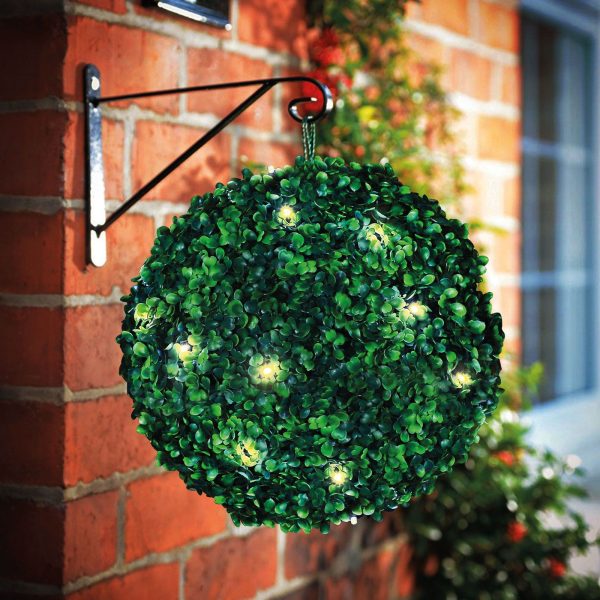 Decor solar - plantă suspendabilă - 25 cm - 20 LED alb cald