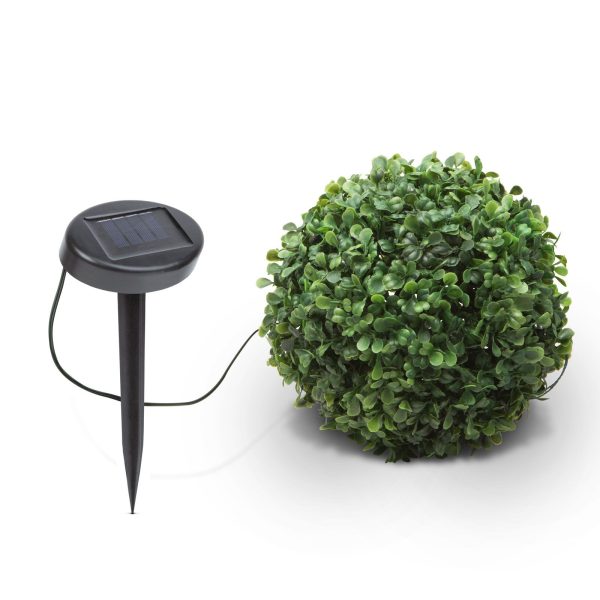 Decor solar - plantă suspendabilă - 25 cm - 20 LED alb cald - imagine 2