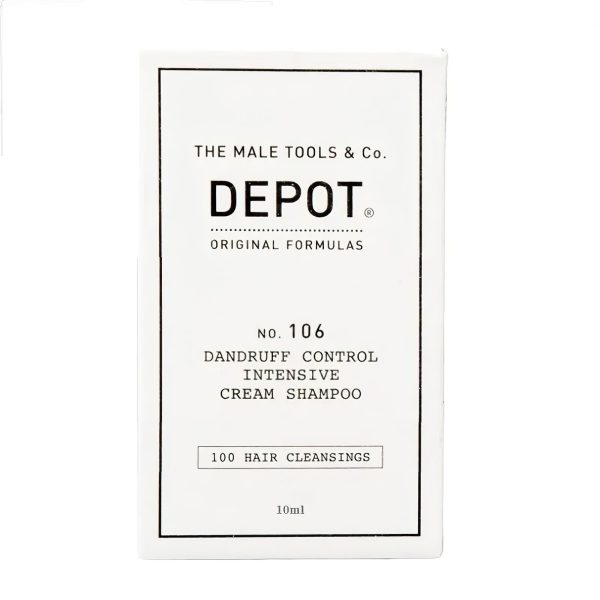 Depot, 100 Hair Cleansing No. 106, Pro-Vitamin B5, Hair Shampoo, Anti-Dandruff, 10 ml - For Men