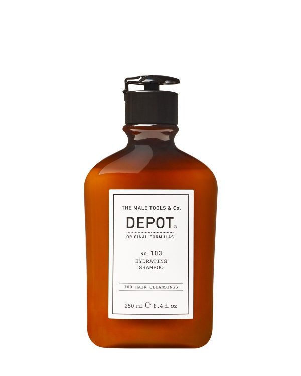 Depot, 100 Hair Cleansing No. 103, Pro-Vitamin B5, Hair Shampoo, For Hydration, 250 ml - For Men