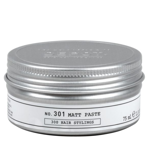 Depot, 300 Hair Stylings No. 301, Hair Styling Paste, Matte Texture, Strong Hold, For Hair, 75 ml - For Men