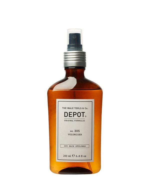 Depot, 300 Hair Stylings No. 305, Glycerin, Hair Spray, For Volume & Texture, Soft Hold, 200 ml - For Men