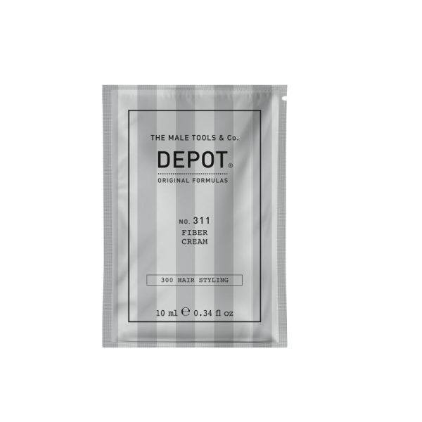 Depot, 300 Hair Stylings No. 311, UV Filter, Hair Styling Cream, Medium Hold, 10 ml - For Men