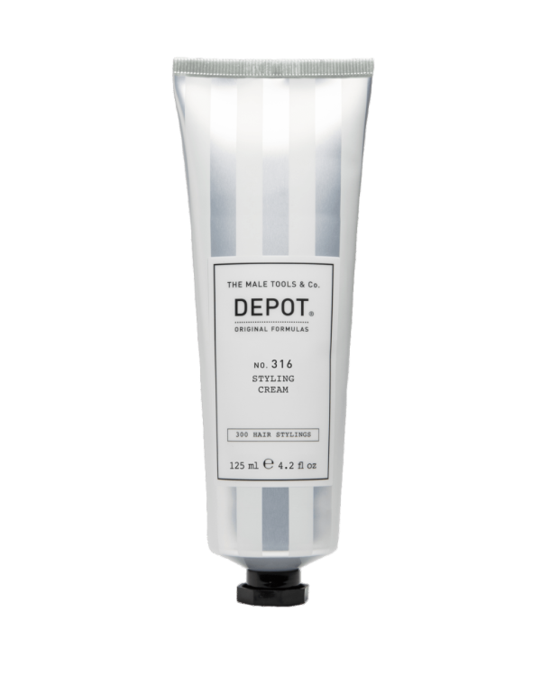 Depot, 300 Hair Stylings No. 316, UV Filter, Hair Styling Cream, Medium Hold, 125 ml - For Men