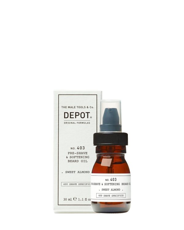 Depot, 400 Shave Specifics No. 403, Sweet Almond, Softening, Pre-Shaving Oil, 30 ml - For Men