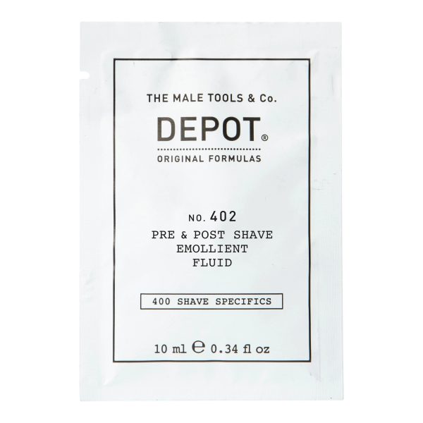 Depot, 400 Shave Specifics No. 402, Essential Oils, Soothing, Pre & Post Shaving Fluid, 10 ml - For Men