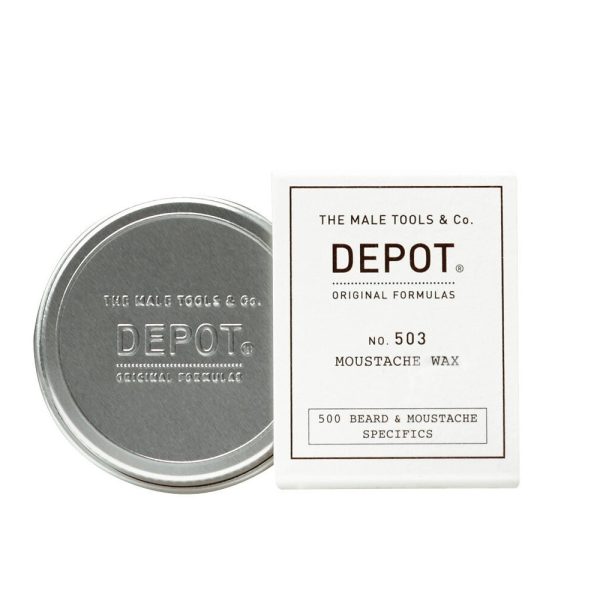 Depot, 500 Beard & Mustache Specifics No. 503, Jojoba Oil, Moustache Wax, For Styling, 30 ml - For Men