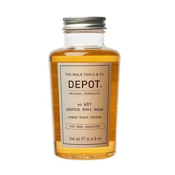 Depot, 600 Body Solutions No. 601, Botanical Complex, Cleansing, Fresh Black Pepper, Body Wash, 250 ml - For Men