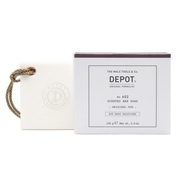 Depot, 600 Body Solutions No. 602, Botanical Complex, Cleansing, Original Oud, Scented Soap Bar , 100 g - For Men