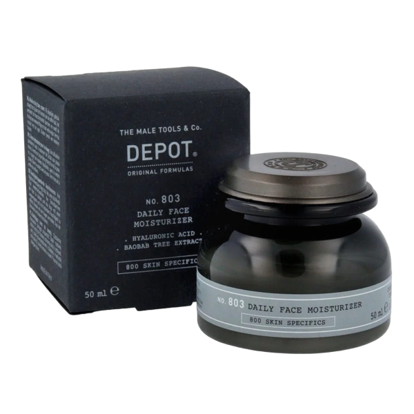 Depot, 800 Skin Specifics No. 803, Hyaluronic Acid, Moisturizing, Day, Cream, For Face & Neck, 50 ml - For Men