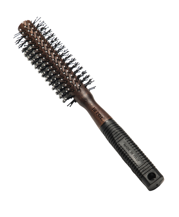 Depot, Accessories No. 724, Round, Hair Brush, Black/Brown, Size S, For Styling - For Men