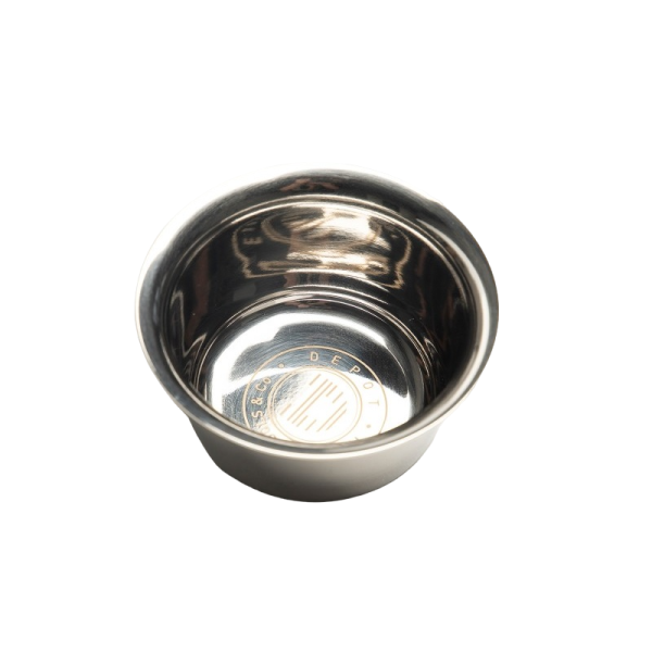 Depot, Accessories No. 735, Steel, Metal Shaving Bowl, Silver - For Men