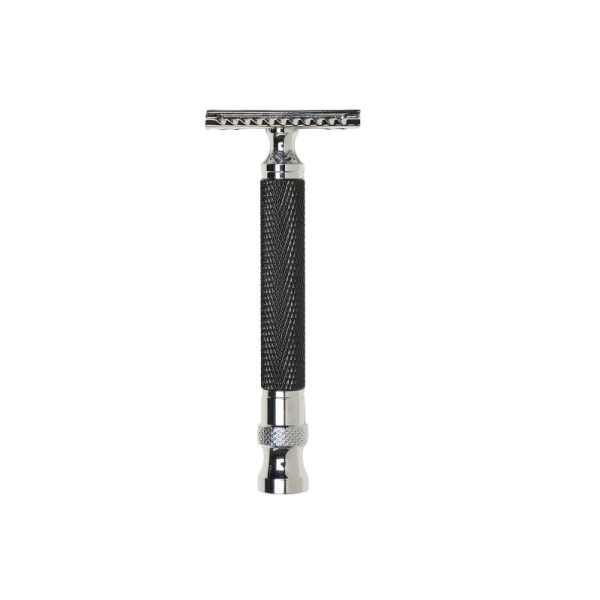 Depot, Accessories Vintage, Metal, Shaving Razor, Black & Silver, 1 Blade - For Men