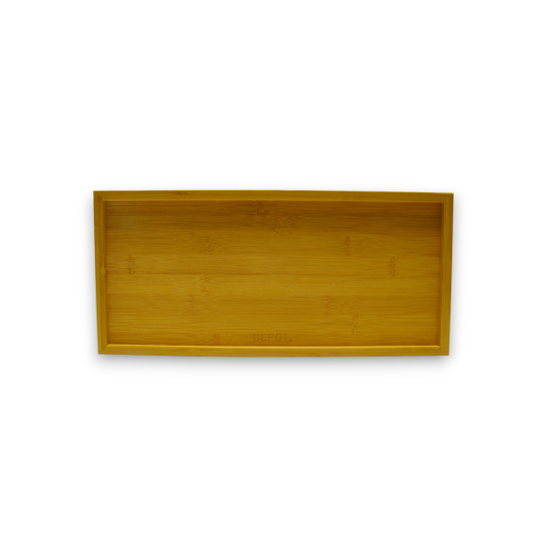 Depot, DEPOT, Wooden Display Tray, Light Brown, 19.5 x 9.5 x 4 cm -