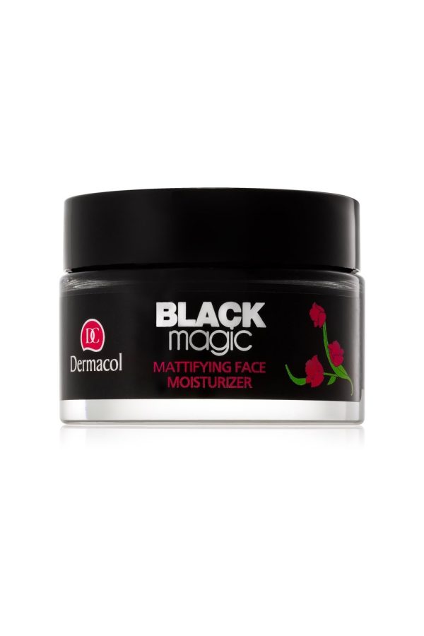 Dermacol, Black Magic, Activated Charcoal, Moisturizing Mattifying, Morning & Evening, Cream, For Face, 50 ml - For Women