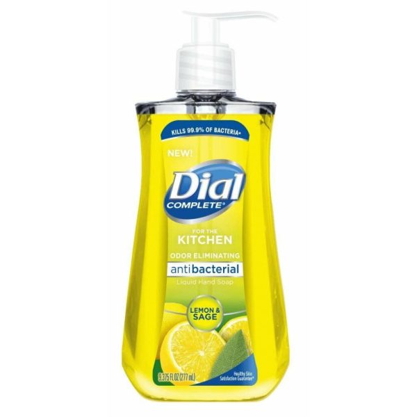 Dial, Antibacterial Kitchen, Lemon & Sage, Liquid Soap, For Hands, 221 ml - Unisex