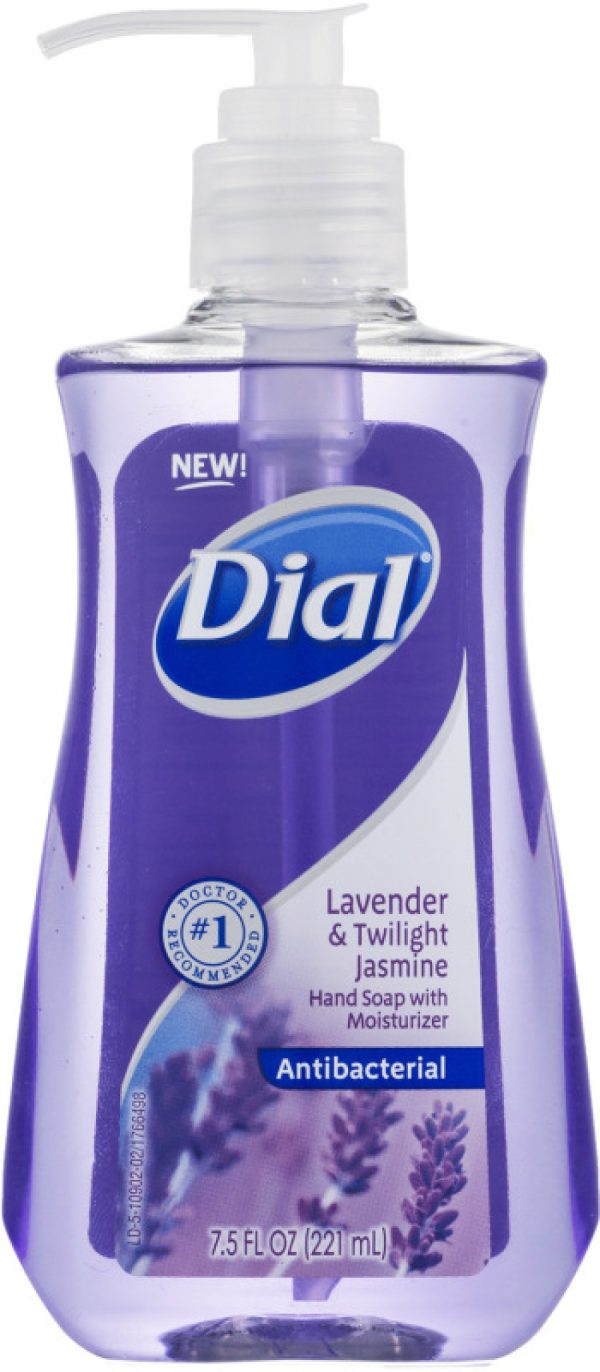 Dial, Antibacterial, Lavender & Twilight Jasmine, Liquid Soap, For Hands, 221 ml - Unisex