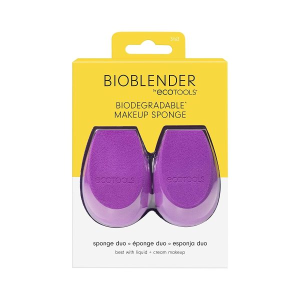 Set Duo, EcoTools, Bioblender, Makeup Sponge, Purple, 2 pcs - For Women