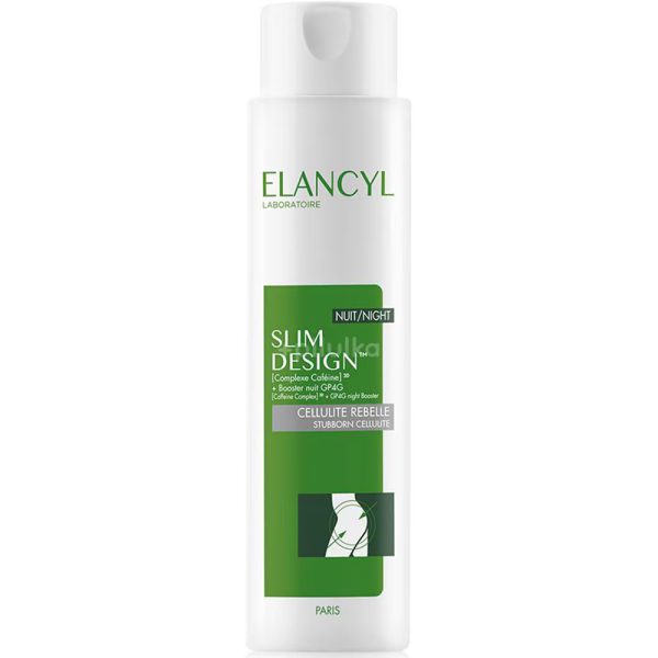 Elancyl, Slim Design, Anti-Cellulite, Night, Serum, 200 ml - For Women