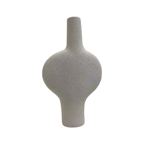 Decoratiune de masa Glaze, ceramica, bej deschis, 19.5x8x34.5 cm