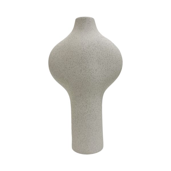 Decoratiune de masa Glaze, ceramica, bej deschis, 18.5x8.5x32 cm