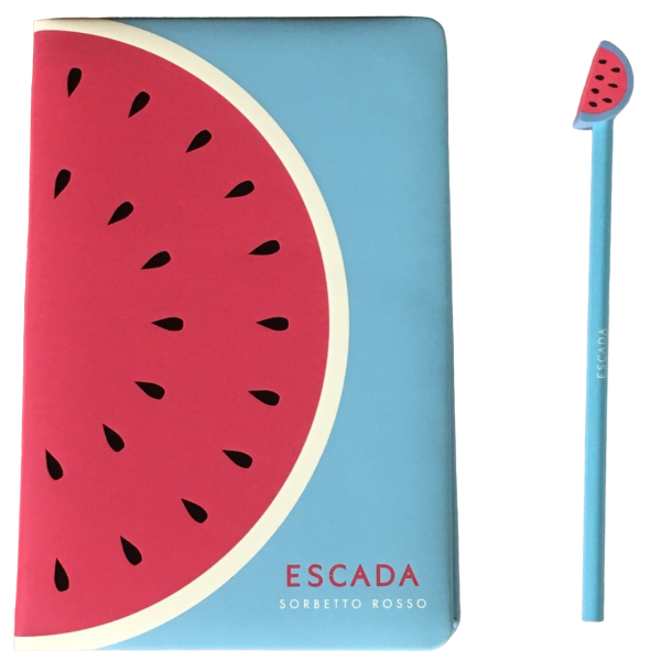 Escada, Summer Limited Edition - Sorbetto Rosso, GWP Notebook, Blue - Unisex