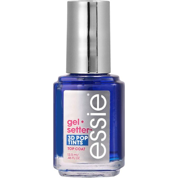 Essie, Gel Setter, Top Coat, Nail Strengthening Lacquer, Blue, 13.5 ml - For Women