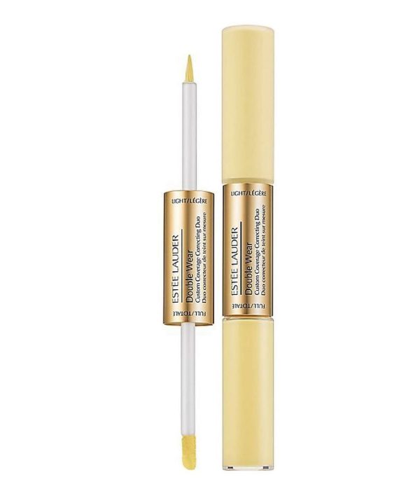 Estee Lauder, Double Wear Custom Coverage Correcting Duo, Liquid Concealer, Yellow, 14 ml - For Women