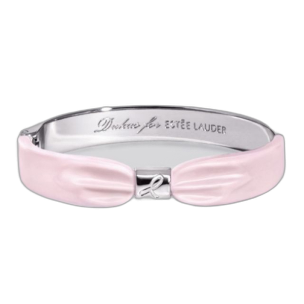 Estee Lauder, Dukas Collection 2021 - Pink Ribbon, For Breast Cancer Awareness Campaign, Base Metal Bracelet, Pink, For Women - For Women