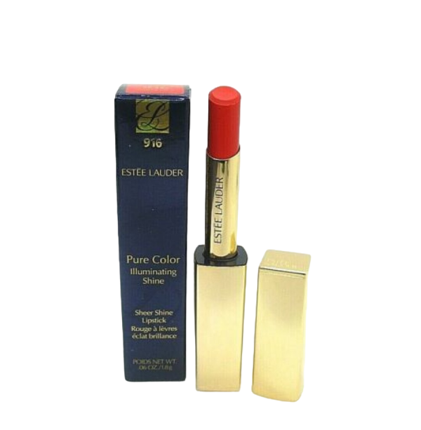 Estee Lauder, Pure Color Illuminating, Cream Lipstick, 916, Party, 1.8 g - For Women