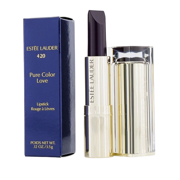 Estee Lauder, Pure Color Love, Natural Oils, Long-Lasting, Cream Lipstick, 420, Up Beet, 3.5 g - For Women