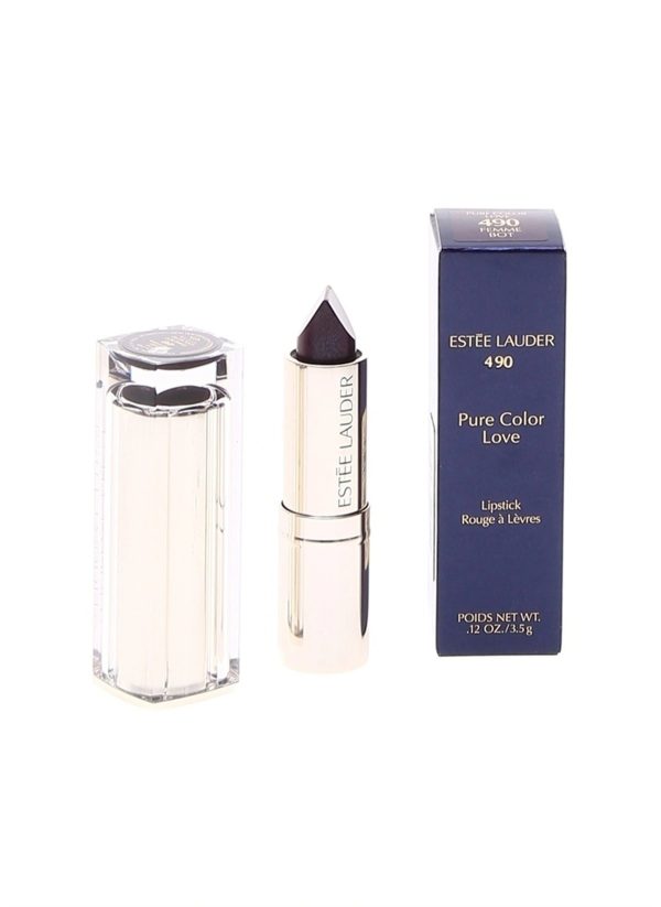 Estee Lauder, Pure Color Love, Cream Lipstick, 490, Femme Bot, 3.5 g - For Women