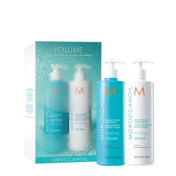 Extra Volume Duo Set Moroccanoil: Volume, Paraben-Free, Hair Conditioner, Moisture & Volume, 500 ml + Volume, Paraben-Free, Hair Shampoo, Shine & Body, 500 ml - For Women