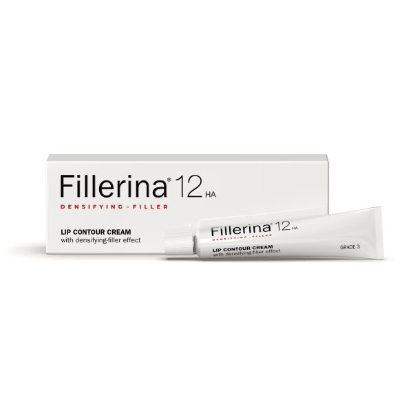 Labo, Fillerina 12HA Densifying Filler Grade 3, Hydrate & Firm, Cream, For Lips Contour, 15 ml - For Women