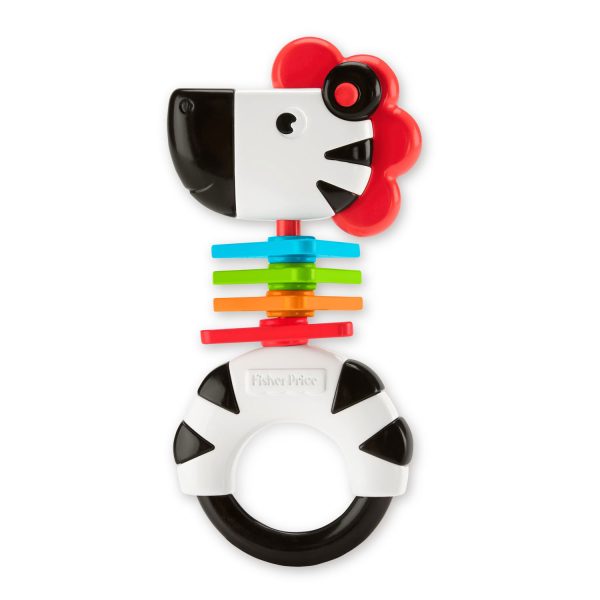 Fisher Price, Fisher Price, Zebra, Rattle Toy, Unisex, 3+ months - Unisex