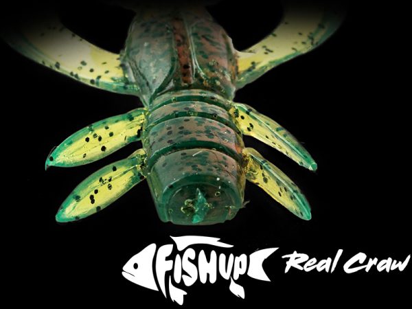 FishUp Real Craw 3.8cm #019 Motor Oil Red - imagine 5