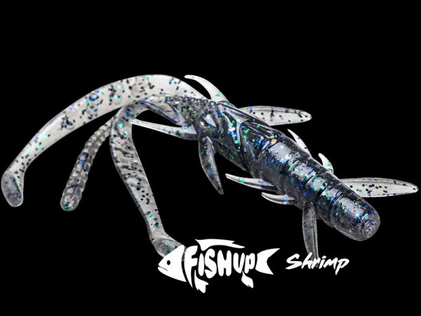 FishUp Shrimp 7.6cm #016 Lox Green and Black - imagine 3