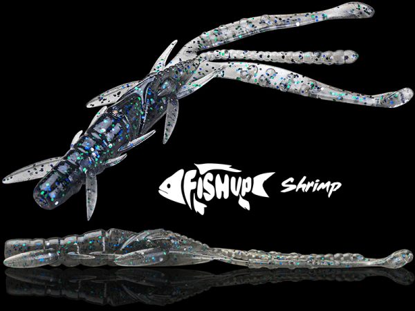 FishUp Shrimp 7.6cm #016 Lox Green and Black - imagine 2