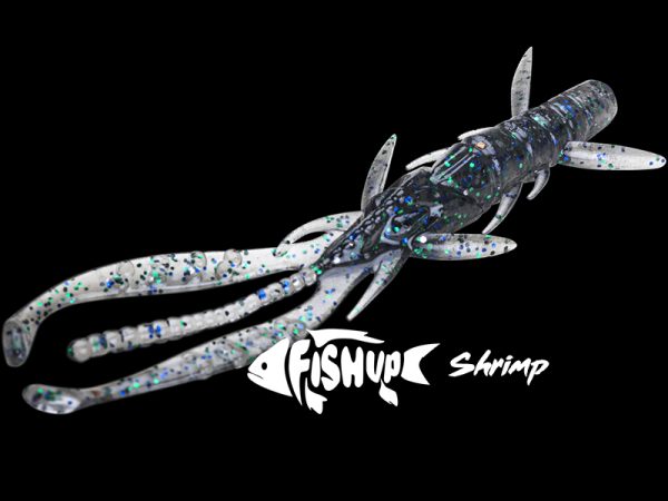 FishUp Shrimp 7.6cm #016 Lox Green and Black - imagine 4