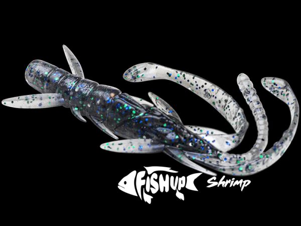 FishUp Shrimp 7.6cm #016 Lox Green and Black - imagine 5