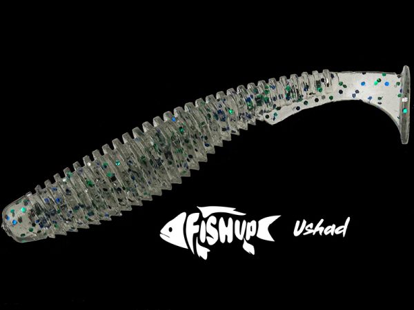 FishUp U-Shad 7cm #019 Motor Oil Red - imagine 3