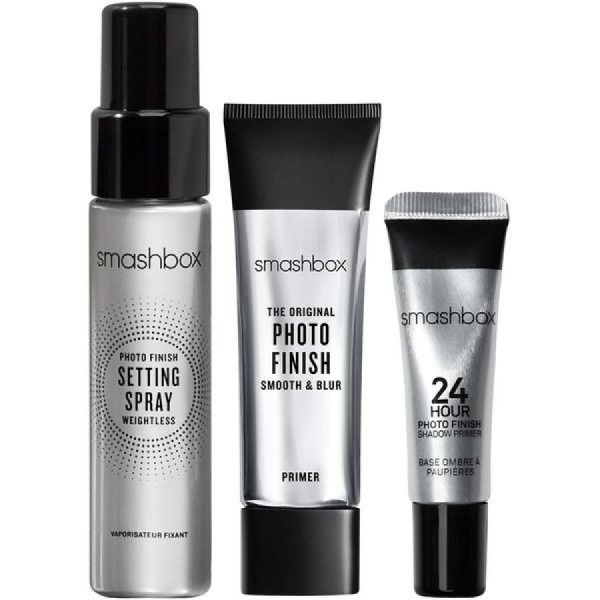 Set Smashbox: Photo Finish, Matte Finish, Liquid Primer, 12 ml + Photo Finish, Setting Spray, 30 ml + Photo Finish, Eyeshadow Primer, 7 ml - For Women