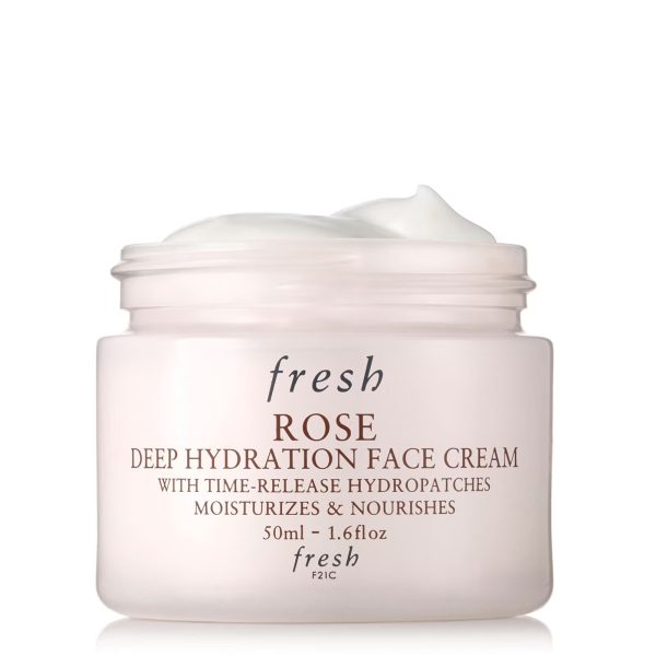 Fresh, Rose, Deep Hydration, Cream, For Face, 50 ml - For Women