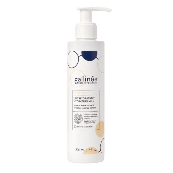 Gallinee, Body Care, Prebiotics & Probiotics & Postbiotics, Hydrating, Body Milk, 200 ml - For Women