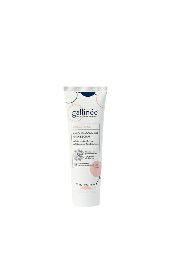 Gallinee, Microbiome Skincare, Purifying, Scrub Mask, For Face, 50 ml - For Women