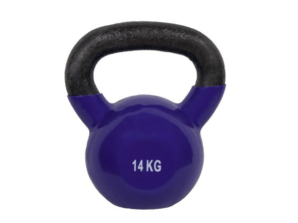 Gantera Kettlebell Vinil SPORTMANN 14kg - imagine 4