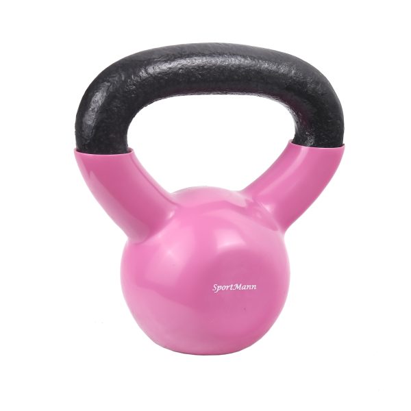 Gantera Kettlebell Vinil SPORTMANN 4kg - imagine 3