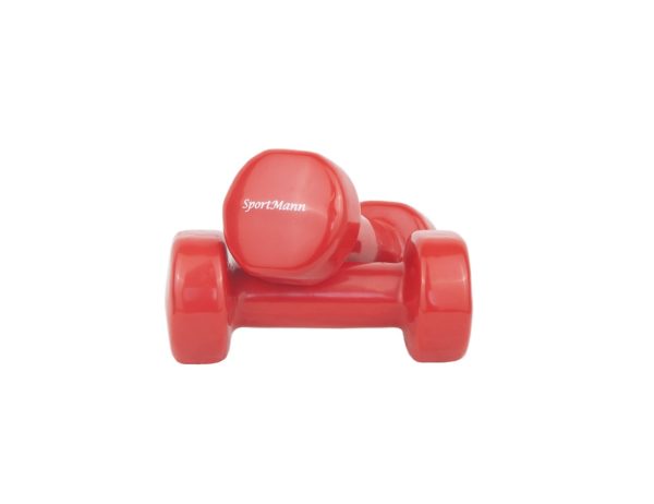 Gantere aerobic vinil Sportmann 2x2.5 kg