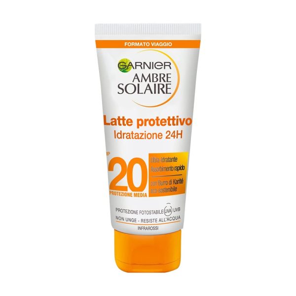 Garnier, Ambre Solaire - Latte Protettivo, Protection From The Elements, Sunscreen Lotion, SPF 20, 50 ml - Unisex